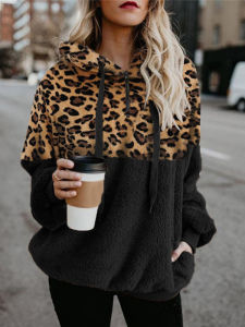 เสื้อสเวตเตอร์ผ้าขนแกะหลวมๆ สไตล์ลำลอง ทรงหลวมๆ ผสมผสานหลากหลาย สไตล์สตรีท เสื้อคลุมกันหนาวแบบสวมหัว