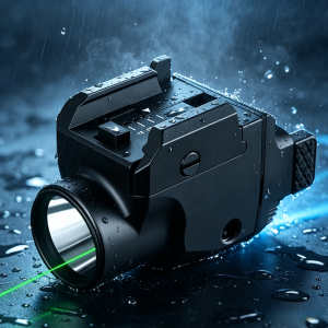 RichFire | 1200LMS Multifunctional Tactical Torch 2 In1 Flashlight Green Sight Rechargeable Picatinny Mount for Hunting Camping Security