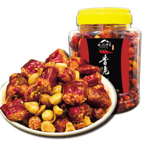 Spicy Crispy Pepper Peanut Snack 500g Extra Hot Spicy Sichuan Chongqing Street Food Dry Eating Beer Accompaniment