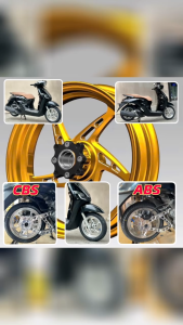 VÀNH MÂM CNC Stylo160 ABS Giorno125 CBS BSTracing 611-F2 tproracing_motorcycle