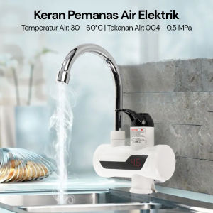Temmax Keran pemanas air Electrik Faucet 3rd Generation 3000W RX 008