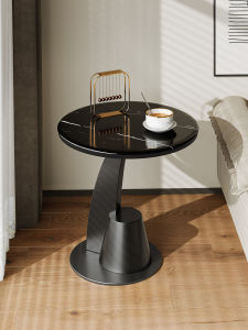 MINGZUO | Modern Minimalist Side Table Quartz Stone