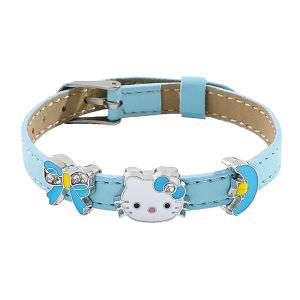 Sanrio Hello Kitty DIY Handmade Bracelet Pendant Cute Summer Couple Bracelet for Girlfriend Cartoon Inspired Jewelry
