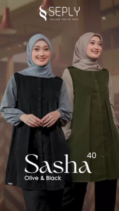 TUNIK SEPLY SASHA 40 ATASAN WANITA TERBARUU DAILY KASUAL KEKINIAN KONDANGAN KULIAH TERMURAHHH