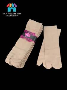 Tất vớ nữ cotton trơn màu da có xỏ ngón  chống nắng thấm hút mồ hôi