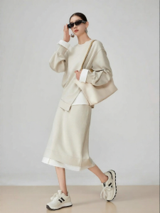XIAODADEHUA | Stylish Two-Piece Set Dress