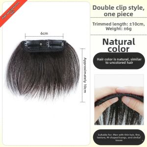 JIANGFASHIJIA | Natural Looking M-shaped Bangs Wig Patches for Men