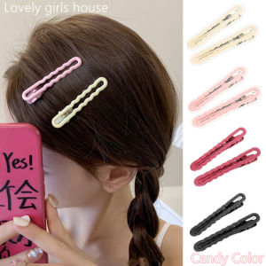 10 กิ๊ฟติดผมสีลูกอมปากเป็ดหวาน สำหรับผู้หญิงสาวสไตล์คลื่นเครื่องประดับผมน่ารัก สไตล์เกาหลี