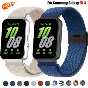 Nylon Strap for Samsung Galaxy Fit 3 Braided Band Watchband for Samsung Galaxy Fit 3 Replacement Bracelet Accessories