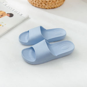 Japanese Style Bathroom Slippers Womens Summer Home Non-Slip Couple Indoor Odorless Bathing Plastic Anti-Odor Soft Bottom