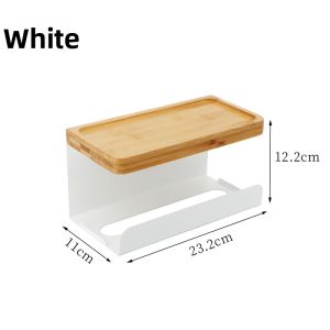 Wall-mounted Double Roll Bathroom Tissue Holder