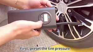 Pompa Ban Elektrik Portable Wireless Mobil/Motor/Sepeda/ Inflator Pump 150 PSI