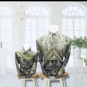 batik katun premium//batik couple ayah dan anak lengan panjang