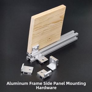 European Standard Aluminum Profile Shelf Support Side Plate Fixation Piece Rack Slot Alignment Ocean Board Bracket