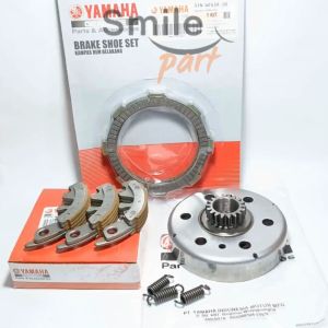 Paket Lonceng 18T & Mangkok Ganda Plat Kopling untuk Jupiter Z, Burhan Vega, dan Crypton Vega