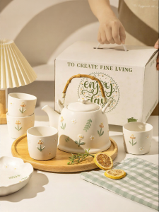 MODERN SWEETHOME | Ceramic Tea Set for Home & Gift