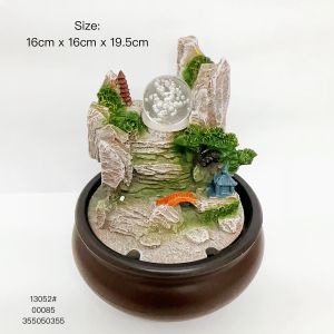 Water Fengshui Fountain Table Water Indoor Outdoor Table Crystal Ball Water Fountain Fengshui
