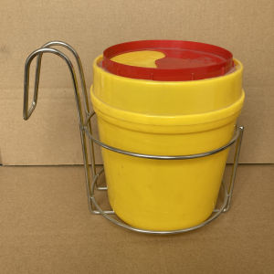 Medical Stainless Steel Knife Holder Rack round Holder Square Medical Trash Can Holder Needle Swab Bucket