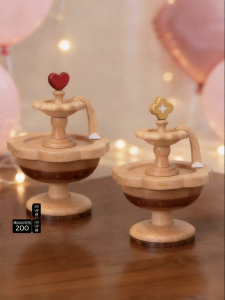 NORDIC MORE | Elegant Wooden Perpetual Calendar Ornament