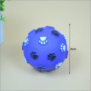 Dog Toy Ball Sound Making Chew Resistant Teeth Grinding Stick for Young Puppies Boredom Buster Teddy Bichon Shiba Golden Retriever Pet Supplies