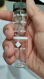 (Hach-Mỹ) 1 cái Cuvet 25ml thủy tinh 2401906 đo mẫu dùng cho máy quang phổ Hach thí nghiệm