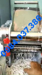 Máy cán bột cắt sợi mì chạy điện