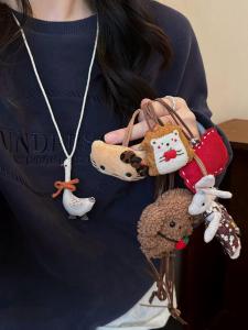 สร้อยคอสัตว์การันตีน่ารัก ดีไซน์ใหม่ เครื่องประดับแฟชั่นสำหรับผู้หญิง โซ่เสื้อกันหนาวยาว โซ่เสื้อกันหนาว โซ่เสื้อโค้ท โซ่เสื้อสเวตเตอร์