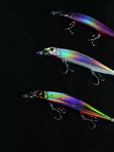 Kingdom 120mm 18.3g Saltwater Floating Minnow Lure Long Casting Jerkbait Artificial Bait for Seabass Freshwater Sinking Minnow
