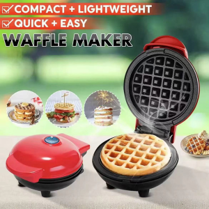 Mini Waffle Maker Electric Round Griddle for Individual Waffles Mini Electric biscuits machine waffle irons