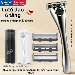 Apache | Dao Cạo Râu 6 Lớp Cho Nam