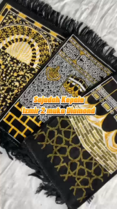(1KODI) Sajadah Kepala 2 Muka - IZMIR DIAMOND Sajadah Traveling Sajadah Mini Sajadah Haji dan Umrah Sajadah Oleh-oleh Haji dan Umrah Sajadah Souvenir