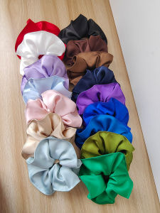 Ultra-Large Satin Hair Ties & French High-Quality Texture