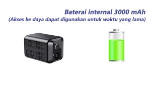 XIHANCAM 5MP Smart CCTV Mini Wifi Kamera Tersembunyi Baterai Tanpa Kabel Spy Cam Jarak Jauh Lewat HP
