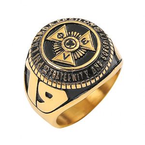 Pure Stainless Steel Phi Lambda Epsilon Frat Ring for Men Size 7-13