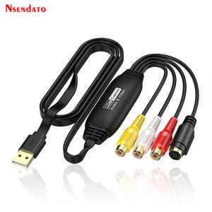 USB2.0 Video Audio Capture Card Box 1080p 30hz VHS TV DVD VCR USB Audio Capture Card Adapter RCA To USB Video Grabber for Mac PC