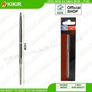Kikir Bahco Segitiga Slim Taper Slim Files 4 Inch Kikir Gergaji