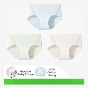 Comfortable Breathable Womens Panties Mid-waist Briefs