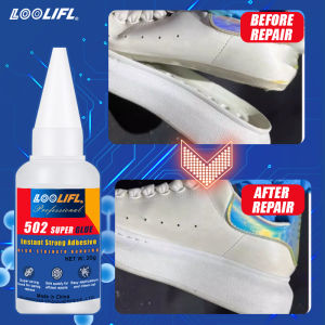 LOOLIFL Strong Shoe Repair Glue Soft Adhesive Worn Shoes Boot Sole BondMulti-Purpose Waterproof Repairing Liquid Tool GLUE 20ml