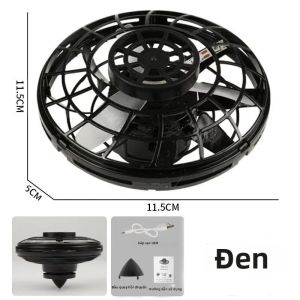 Đồ Chơi Con Quay Hồi Chuyển UFO Phát Sáng Cảm Biến Nổi Giảm Căng Thẳng Đồ Chơi Xoay Tay Cho Trẻ Em Quà Sinh Nhật