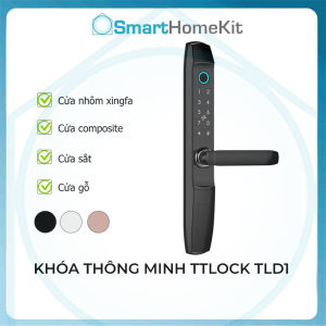 Khóa vân tay cửa sắt nhôm TTLock TLD1 Smart lock - Kết nối Bluetooth Điều khiển qua App TTLock