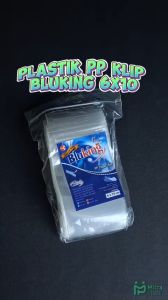 Plastik PP Klip 6x10 Tebal 50 Micron Kemasan Snack BluKing Zip Lock Zipper 6 x 10 Bungkus Keripik Kacang Cemilan Basreng