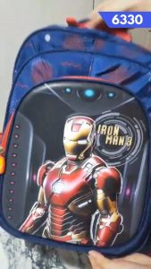 TAS RANSEL-RANSEL TROLI-TROLI 3 RODA SEKOLAH ANAK SD KARTUN LAKI LAKI/PEREMPUAN 6330