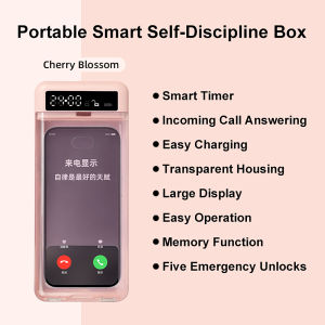 Cell Phone Time Lock Box Locking Container for Cell Phones Using Habit Control Student Phone Time Manager Self-Discipline Device