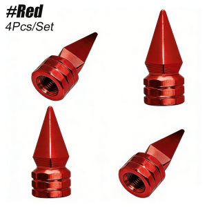 4PCS Tire Valve Stem Caps Universal Dustproof Tire Valve Stem Covers for Cars SUV Trucks Bikes Motorcycles Bicycles