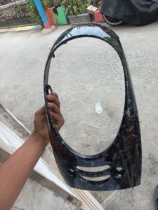 panel cover lampu depan scoopy fi karbon forget