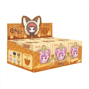 52TOYS | DUMIA Plush Cat Blind Box Keychain Vinyl Fluffy Doll Anime Ita Bag Charm Cute Lolita Style Collectible Toy Gift For Anime Lovers