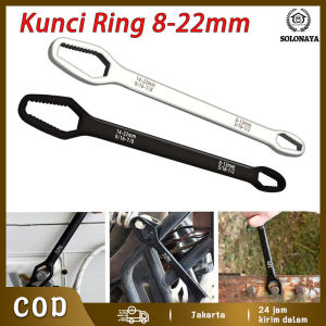 Kunci Ring Double Head Universal Wrench Adjustable Kunci Ring 8-22mm