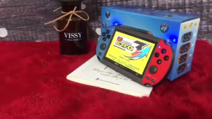 PSP X7s X7 Bộ điều khiển trò chơi video di động GBA SFC Máy chơi trò chơi cầm tay 12CM HD Retro Joystick