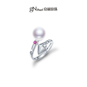 Sea Water Pearl Necklace Round 925 Silver