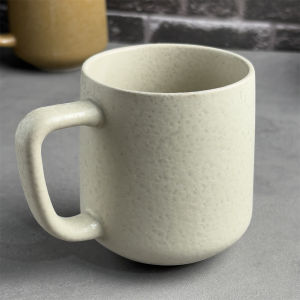 Retro Glazed Ceramic Cup Home Use Coffee Tea Mug Wabi-Sabi Style Water Bottle Vintage Matte Finish Chinese Handmade Utensils